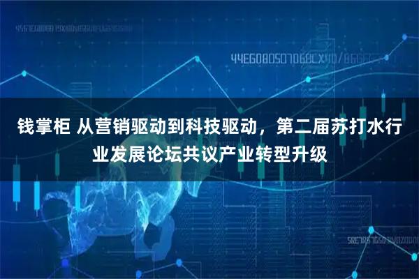 钱掌柜 从营销驱动到科技驱动，第二届苏打水行业发展论坛共议产业转型升级