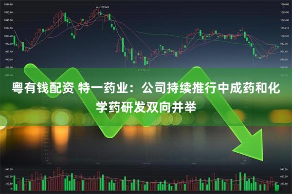 粤有钱配资 特一药业：公司持续推行中成药和化学药研发双向并举